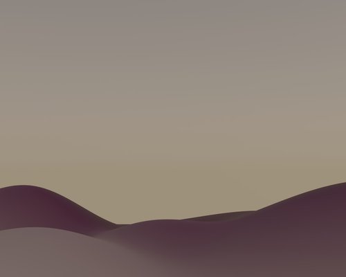 A serene landscape with minimal visual noise promoting mental rest